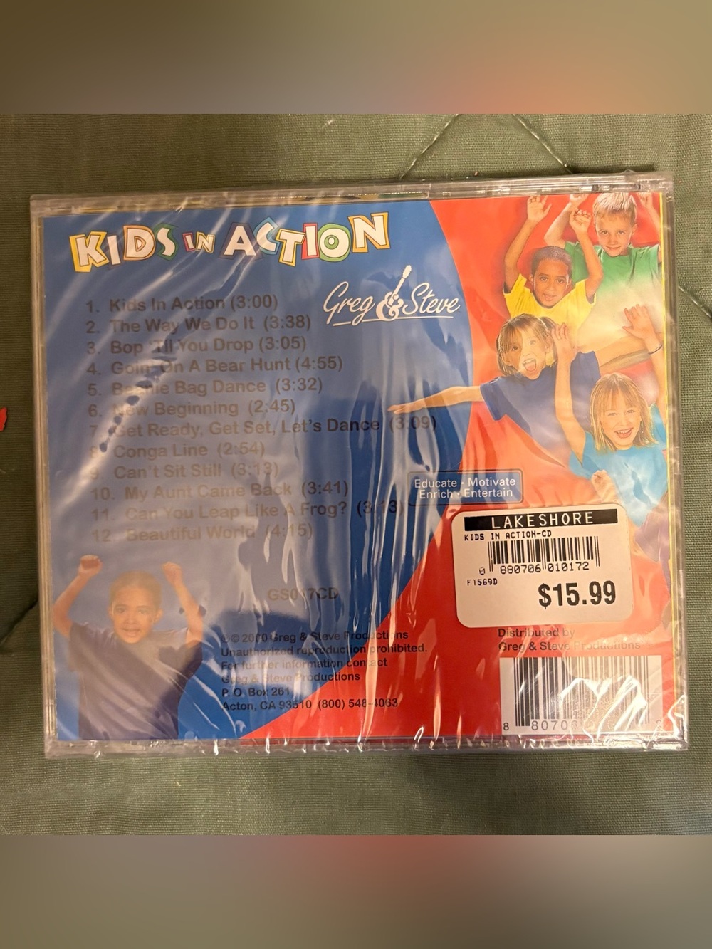 Kids in Action CD - Colorful Kids Dance Album